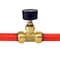 Apollo 3/4 in. x 3/4 in. x 1/2 in. Brass Push-To-Connect Tee with Pressure Gauge (0 to 200 psi) FSBTWG34 - alternate 7